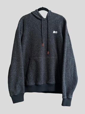 Nike Men’s Naomi Osaka Charcoal Plush Fleece Speckled Pullover Hoodie Tennis